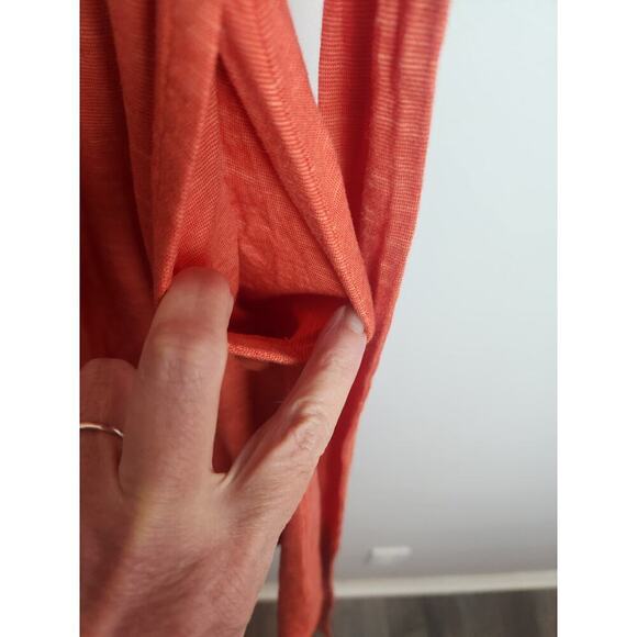 Toad and & Co Cue Wrap dress sz S pockets orange gorpcore eco outdoors recycled - Picture 5 of 11